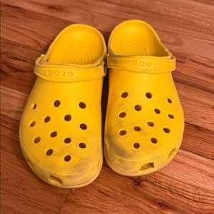CROCS Kids Bright Yellow Sandals